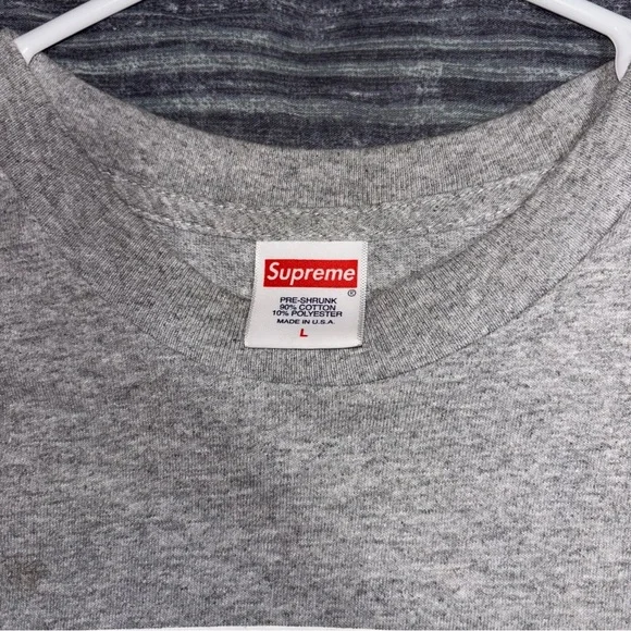 Supreme Gray Rick Rubin T-shirt L - Picture 3 of 3